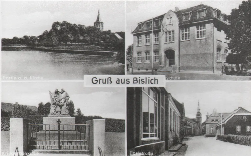 AK - Bislich - Gruß aus Bislich 1930er Jahre 4 teilig